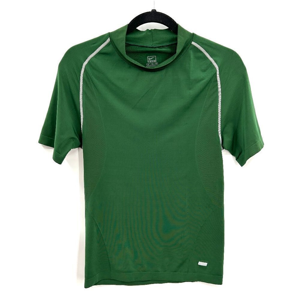 NIKE Pro Boys Green Compression Short Sleeve Athletic Shirt Size Youth XXL